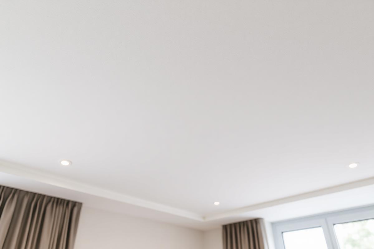 Teto falso em pladur com focos LED embutidos